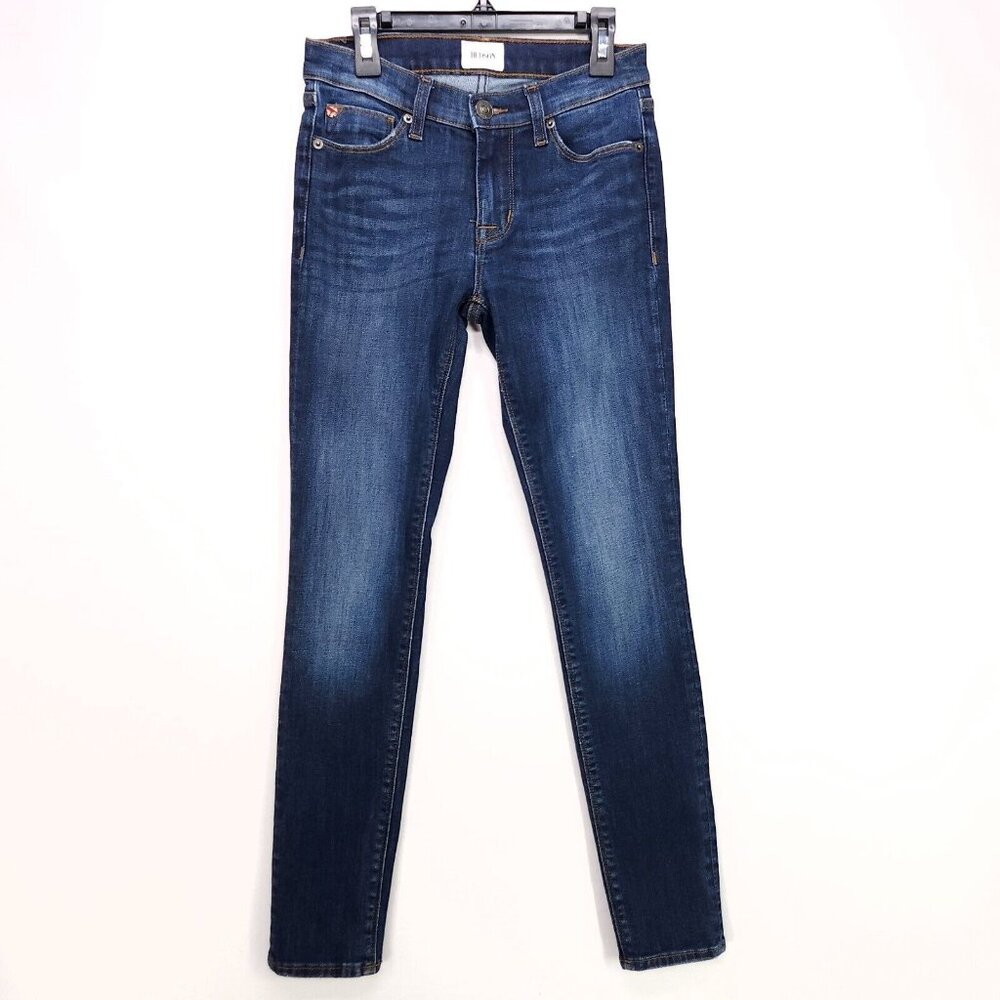 Hudson Krista Jeans Super Skinny Low Rise Dark Wash Denim Blue Size 25